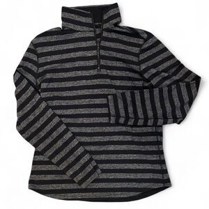 Lululemon Studio 1/2 Zip Pullover Asymmetrical Men’s M/L? Striped Sweater